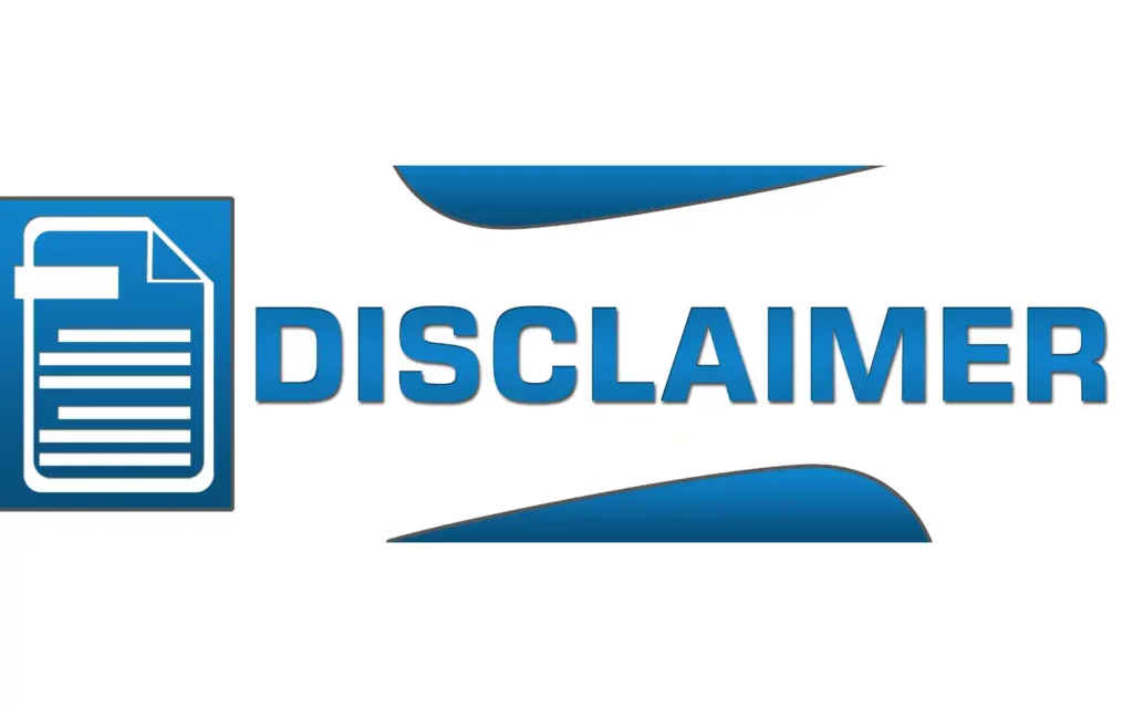 Disclaimer page - Mike's professional Cleaning